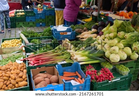 Similar – Image, Stock Photo weekly market