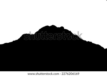 tryfan snowdonia winter wales silhouette  