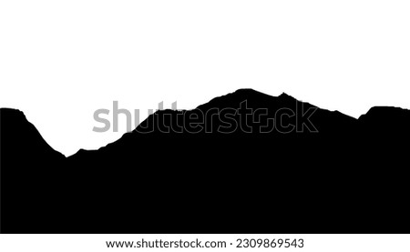 Snowdon silhouette from Llyn Padarn