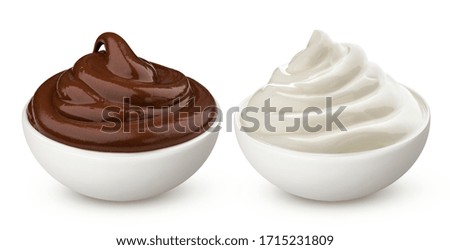 Similar – Image, Stock Photo small vanilla and chocolate muffins illuminated by the morning light ready for breakfast