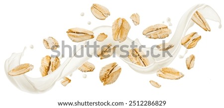 Similar – Image, Stock Photo oat flakes Food Grain