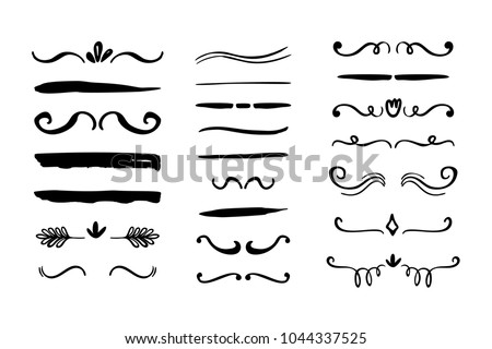 text swirls