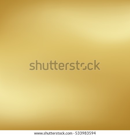 Vector gold blurred gradient style background. Abstract smooth colorful illustration, social media wallpaper.