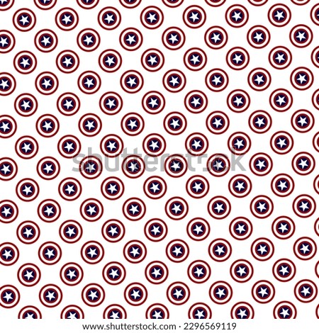 
The Captain America shield pattern refers to the iconic red, white, and blue design of the circular shield wielded by the superhero character Captain America in the Marvel Comics universe