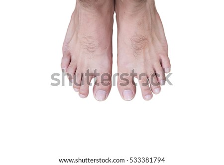 Similar – Image, Stock Photo Top view bare feet of male and female couple standing on wooden bridge