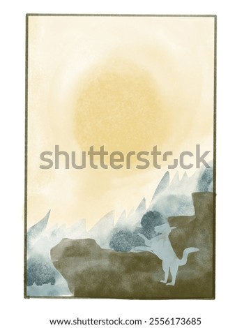 Abstract background tarot the Fool 