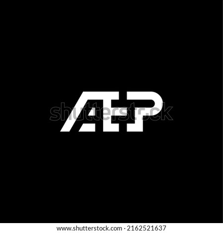 logo initials letter aep abstract
