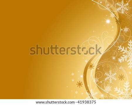 Abstract Gold Christmas Background Stock Photo 41938375 : Shutterstock