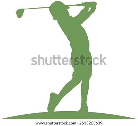 Golf Kids Vector Design Illustration