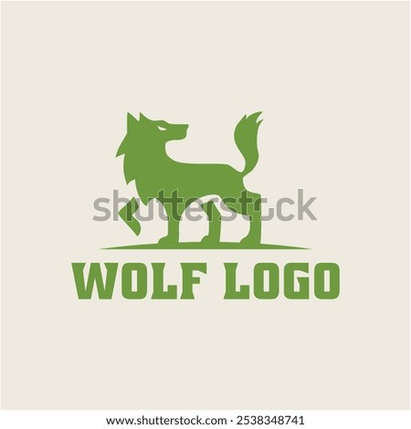 Wolf Logo Design Vector Illustration