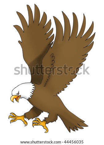 Illustration Of Sea Eagle Head, Symbol Of The United States Of America ...