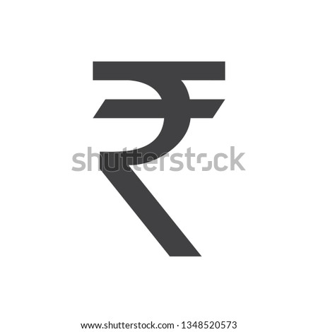 Indian rupee icon india currency sign and symbol