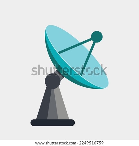 Radar antenna satellite parabolic dish