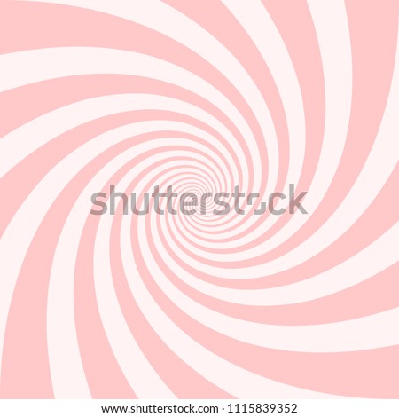 Abstract spiral sweet pink candy background vector design.