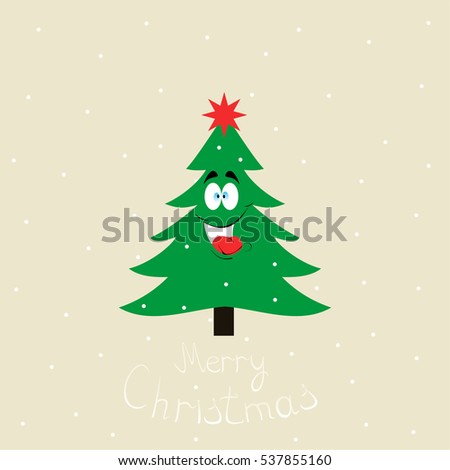 Christmas,Christmas Tree,Vector Illustration - 537855160 : Shutterstock