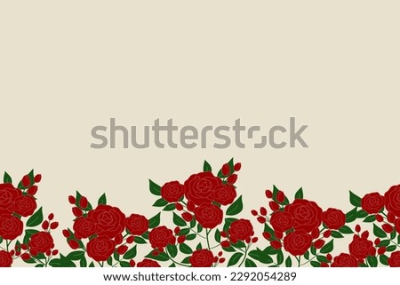 Nation flower border seamless background for celebration holiday party UK Irish Wales Scotland Northern Ireland vector illustration