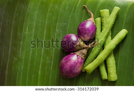 Boiled vegetables thai food