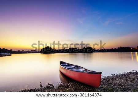 Sunset At Taman Wetland Putrajaya Malaysia Images And