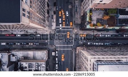 Similar – Image, Stock Photo Architecture of modern Manhattan borough