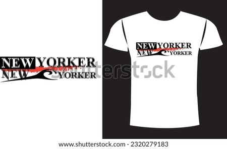 New Yorker T shirt Modern Professional