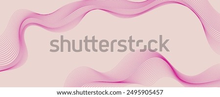 Abstract vector wave background. EPS10