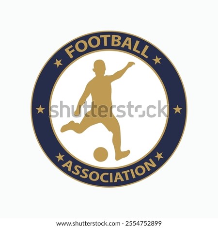 Logo for Association of Football vector illustration