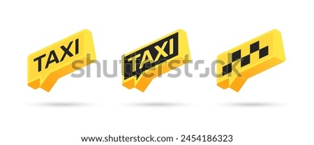 TAXI icon, symbol, web, ui, app. Taxi service.