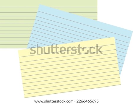 Vector revision cards pastel no background editable GCSE and A-Level