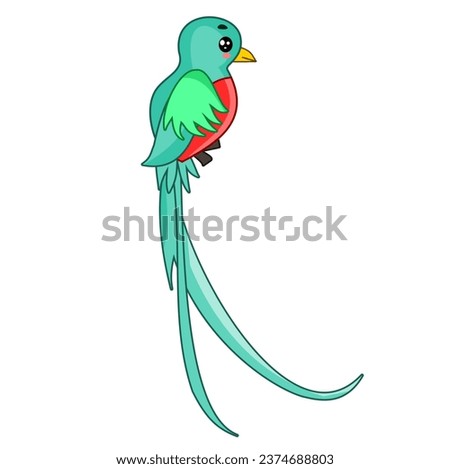 Quetzal Bird Drawing | Free download on ClipArtMag