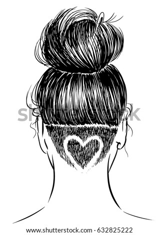 woman with undercut design