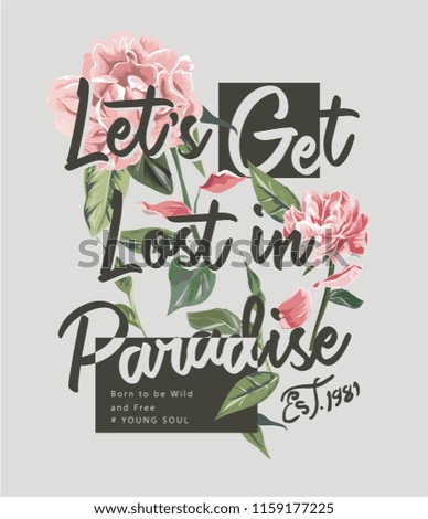 Image, Stock Photo Lost flower Flower Blossom