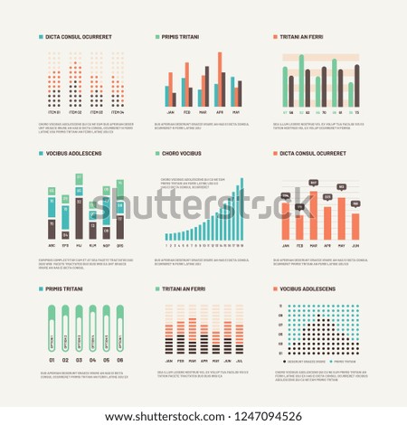 Infographic. Workflow layout marketing diagram. Statistic charts and stock infocharts. Abstract infographics vector set