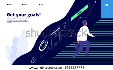 Similar – Image, Stock Photo top of page Stairs stagger