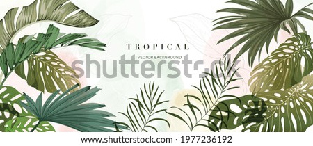 Similar – Image, Stock Photo Monstera Wallpaper