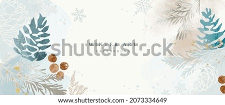 Similar – Image, Stock Photo Dry holly leaf on purple
