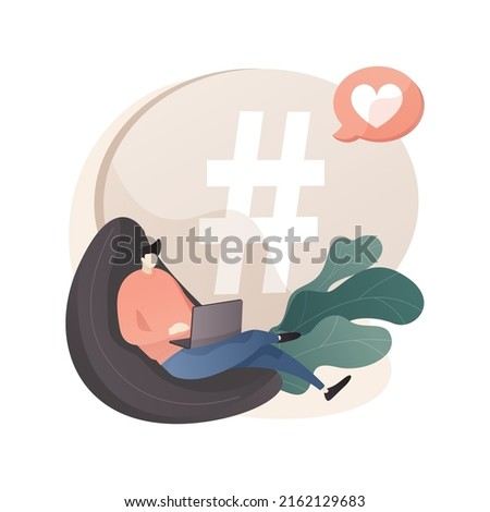 Cross-posting abstract concept vector illustration. Digital marketing, online platform, post planner, social media cross posting, link sharing, smm, repost, post promotion abstract metaphor.