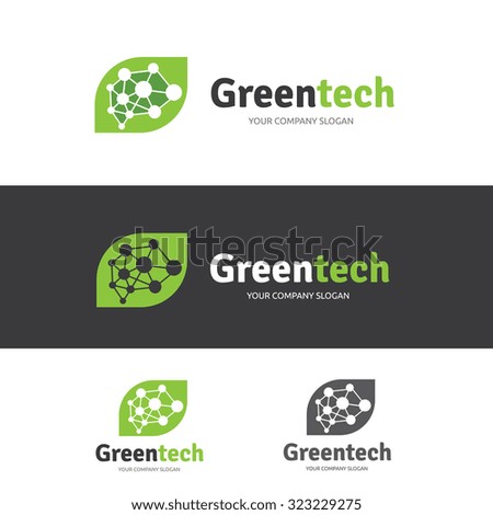 Green Technology Logo Template