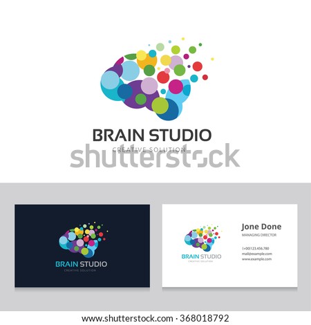 Brain Studio Logo and Business Card Template