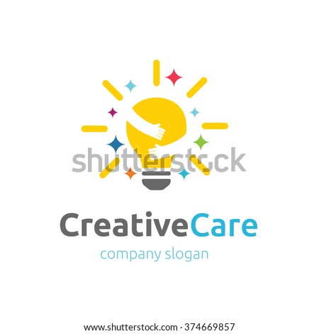 Creative Care Kids and Education Logo Template