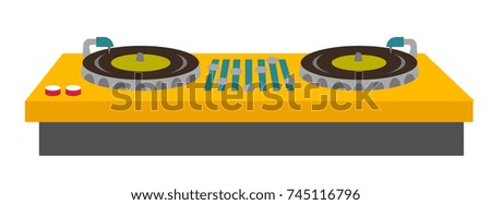 Similar – Image, Stock Photo dj mixer controller.