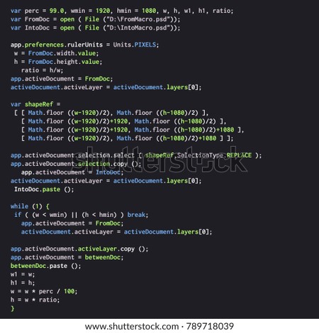 Digital java code text. Computer software coding vector concept. Programming coding script java, digital program code on screen illustration
