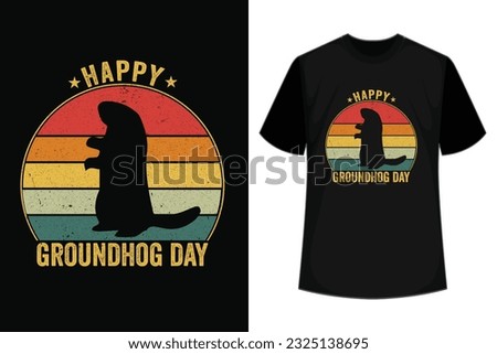 Groundhog whisperer, Groundhog Day T-shirt Design, Hand drew lettering phrase, svg for Cutting Machine, Silhouette Cameo, Cricut, Illustration for prints on