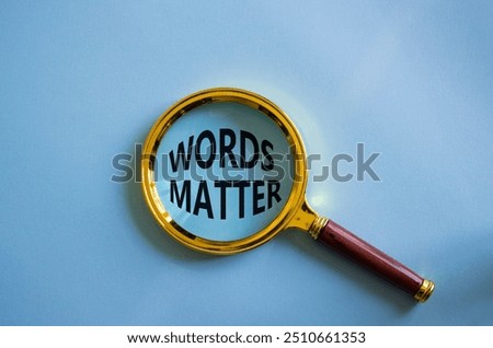 Similar – Image, Stock Photo words Word Communication