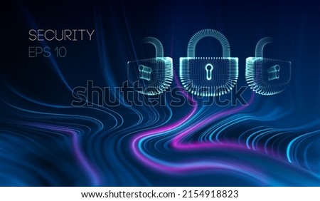 Coputer internet cyber security background. Cyber crime vector illustration. digital lock vector illustration EPS 10.