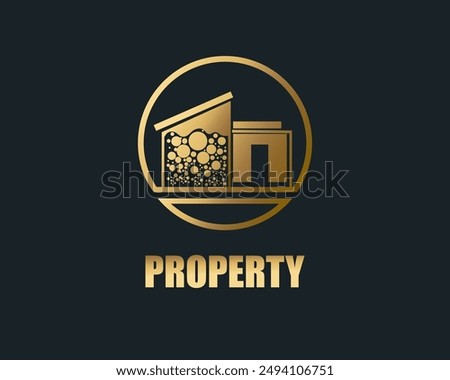 Luxury  home logo Design Template for real estate, property Company. Building construction ETC