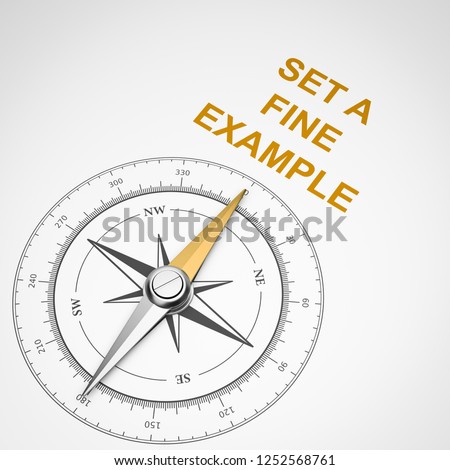 Similar – Image, Stock Photo Setting an example