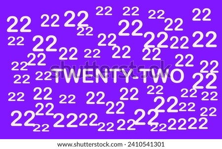 Similar – Image, Stock Photo 22 | two more doors until Christmas