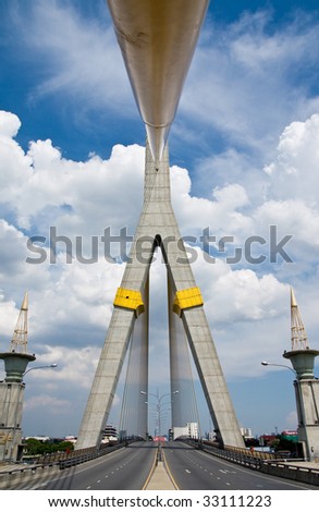 Rama 8th bridge, Bangkok, Thailand