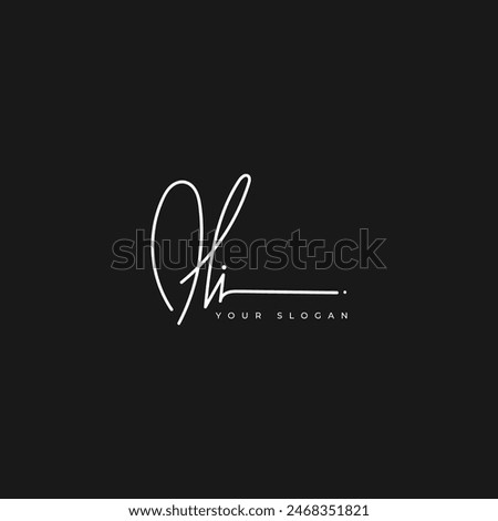 Ali name signature logo vector design
