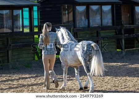 Similar – Foto Bild Stallhof am frühen Abend